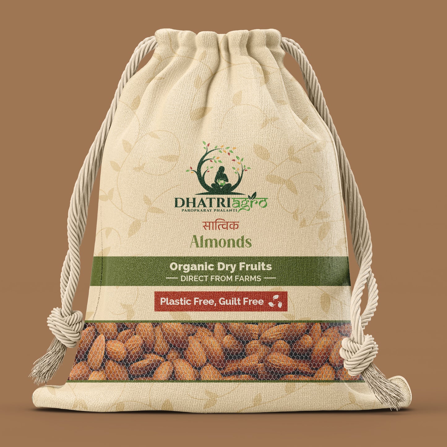 Almond, 1 Kg | Organic Badam | Farm Fresh | Protein Rich | Low GI | Flavorful | Aromatic | Pesticide Free