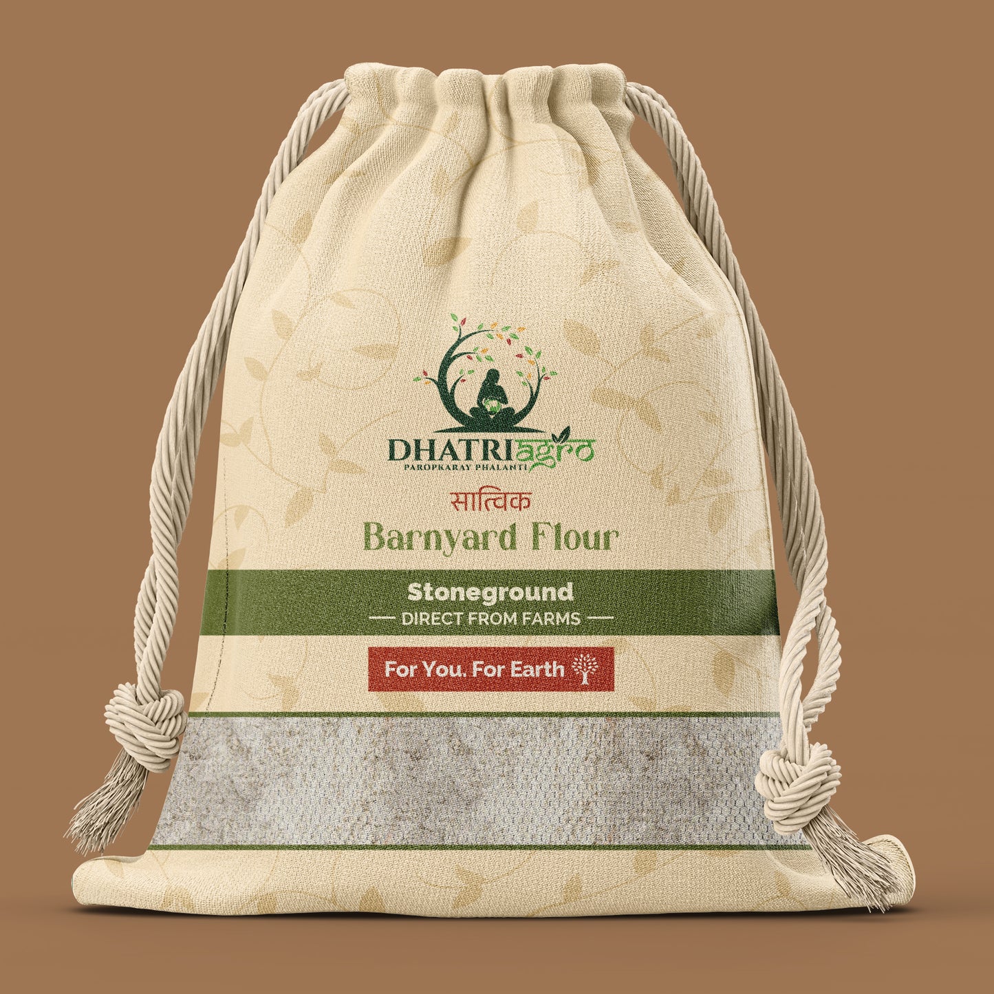 Stoneground Bhagar Atta, 1 Kg | Organic Barnyard Millet Flour | Farm Fresh | Gluten Free| Vegan | Pesticde Free