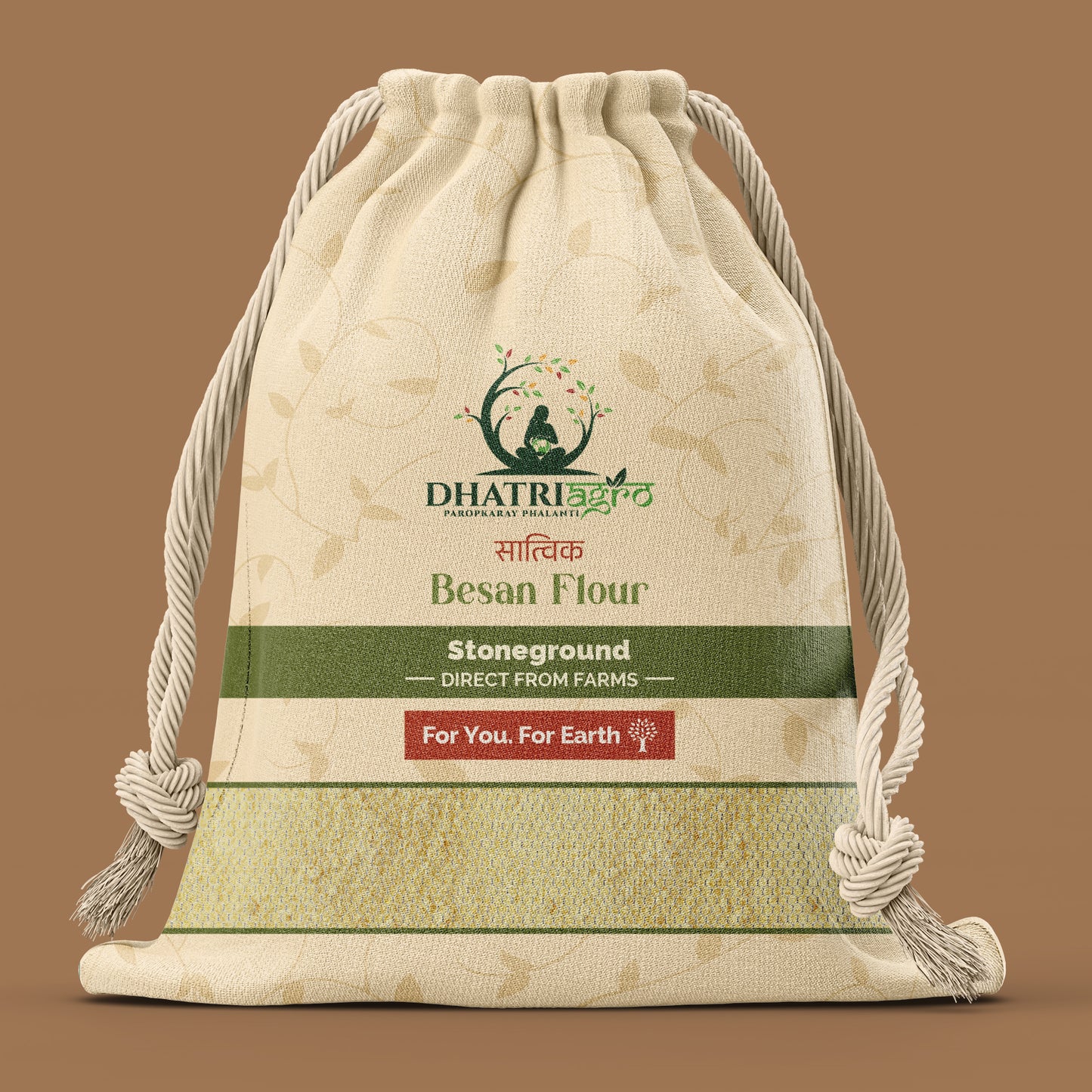 Stoneground Besan Flour,1 Kg | Organic Gram Flour | Farm Fresh | Iron Rich | Gluten Free | Natural | Chemical Free
