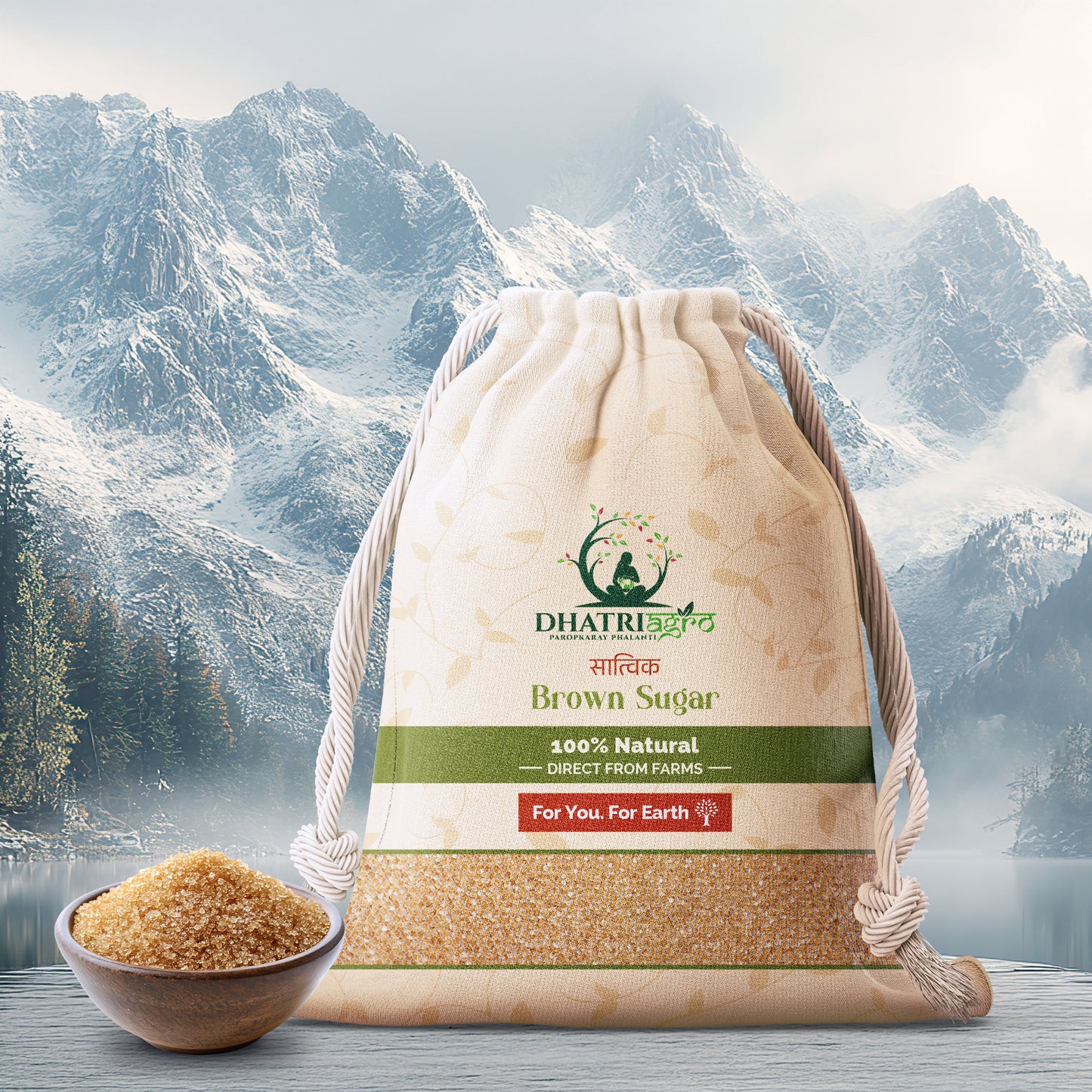 Minimally Processed Brown Sugar, 1 Kg | Organic Lal Shakkar | Farm Fresh | Low GI | High Fiber | Chemical Free | Vegan
