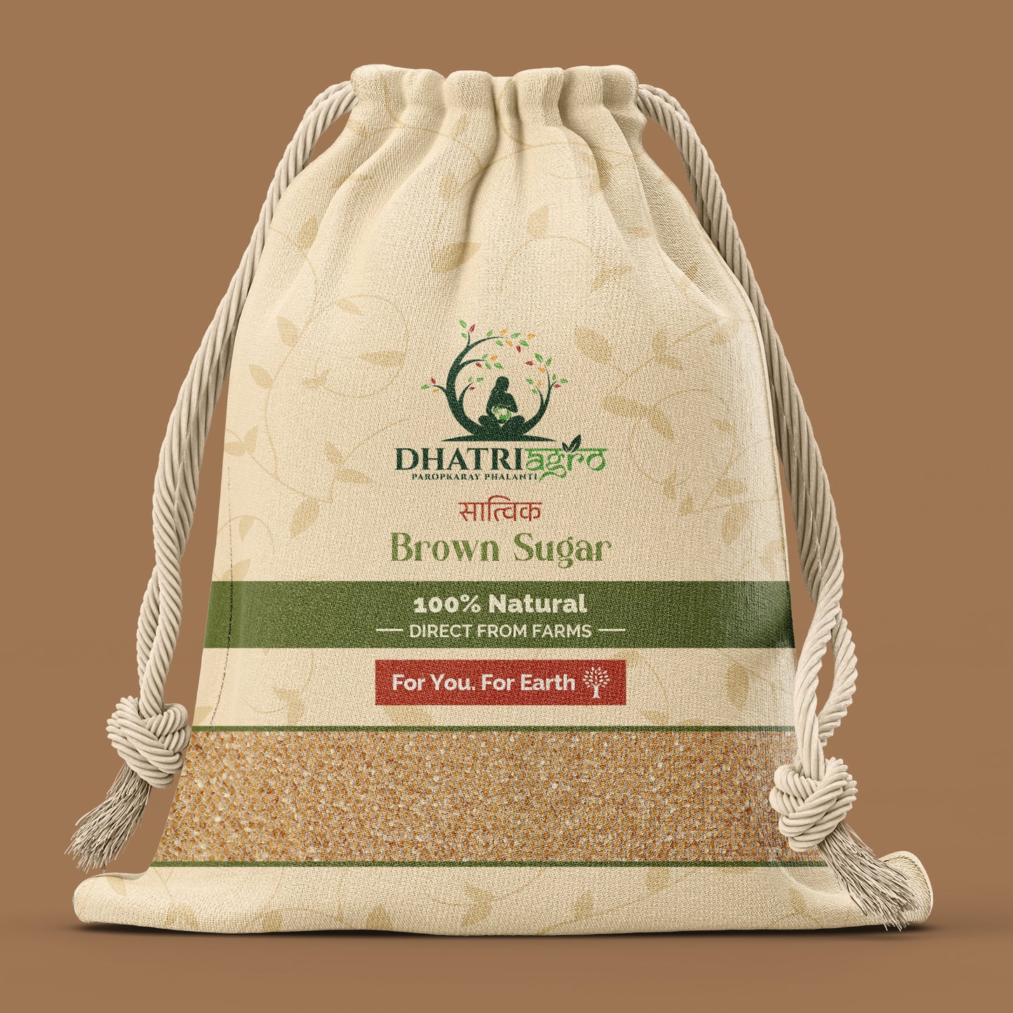 Minimally Processed Brown Sugar, 1 Kg | Organic Lal Shakkar | Farm Fresh | Low GI | High Fiber | Chemical Free | Vegan