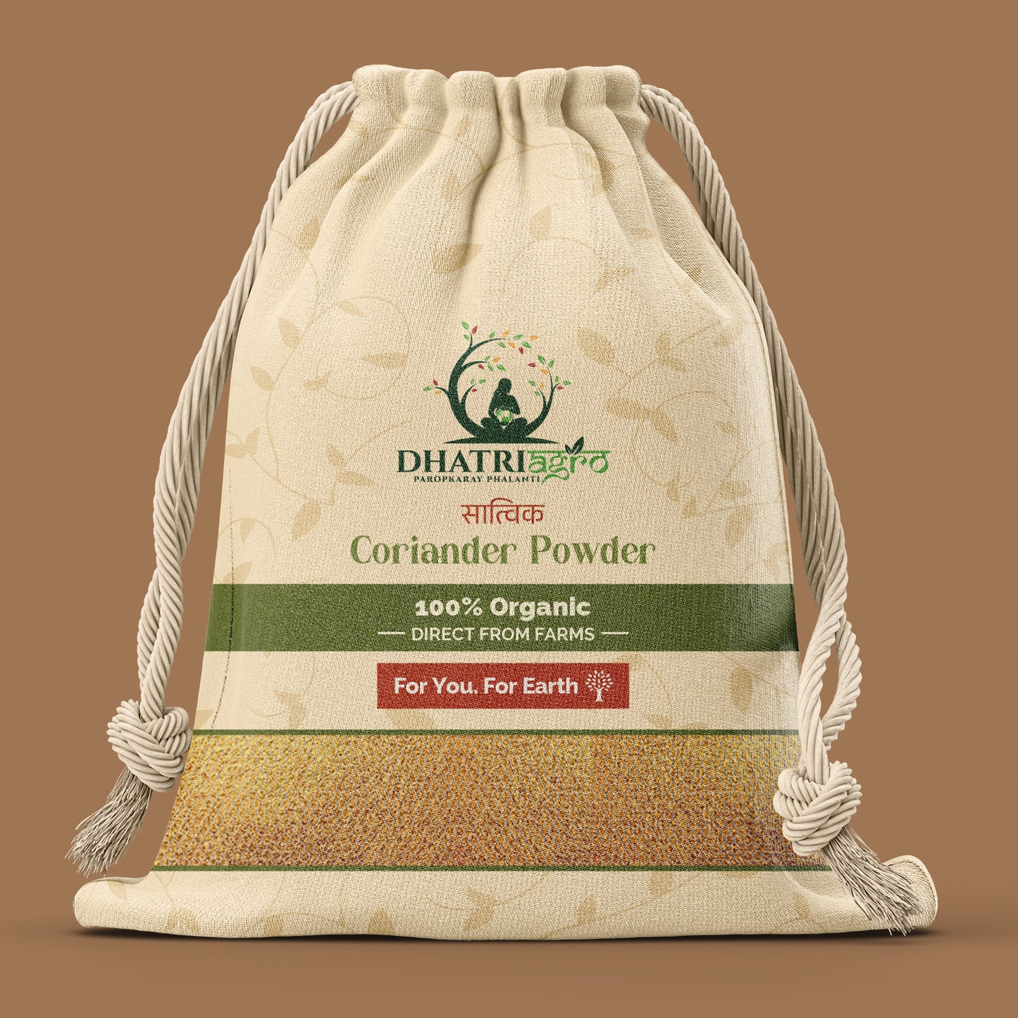 Handpounded Dhania Powder, 1 Kg | Organic Coriander Powder | Farm Fresh | Vegan | Low GI | Flavorful | Pesticide Free | Natural