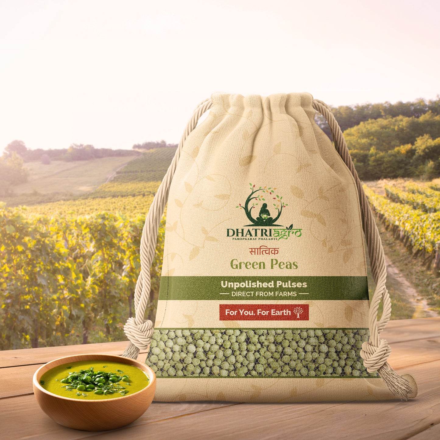 Unpolished Green Peas, 1 Kg | Organic Matar/Vatana | Farm Fresh | Gluten Free | Low GI | Flavourful | Chemical Free