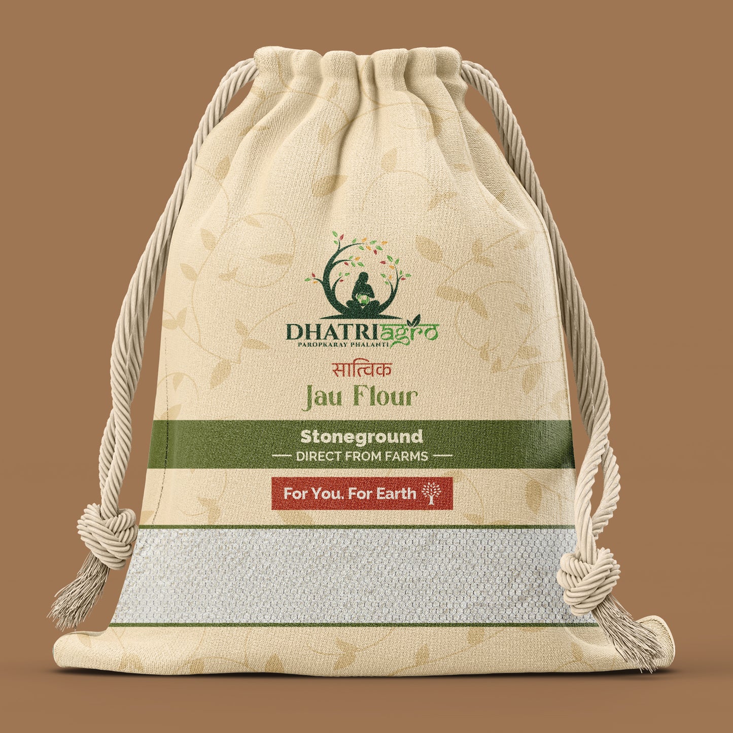 Stoneground Jau Atta, 1 Kg | Organic Pearl Barley Flour | Farm Fresh | Low GI | Gluten Free |Natural | Chemical Free