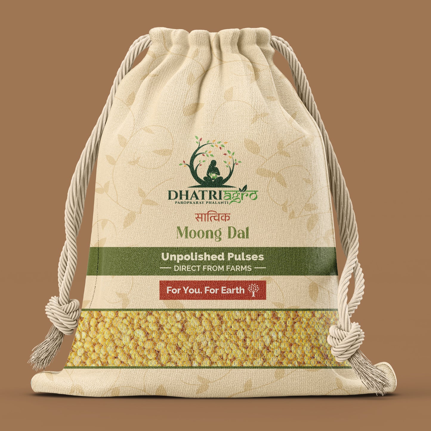 Unpolished Moong Dal, 1 Kg | Organic Yellow Moong Dal Split | Farm Fresh | Iron Rich | Low GI | Latur Dal | Natural
