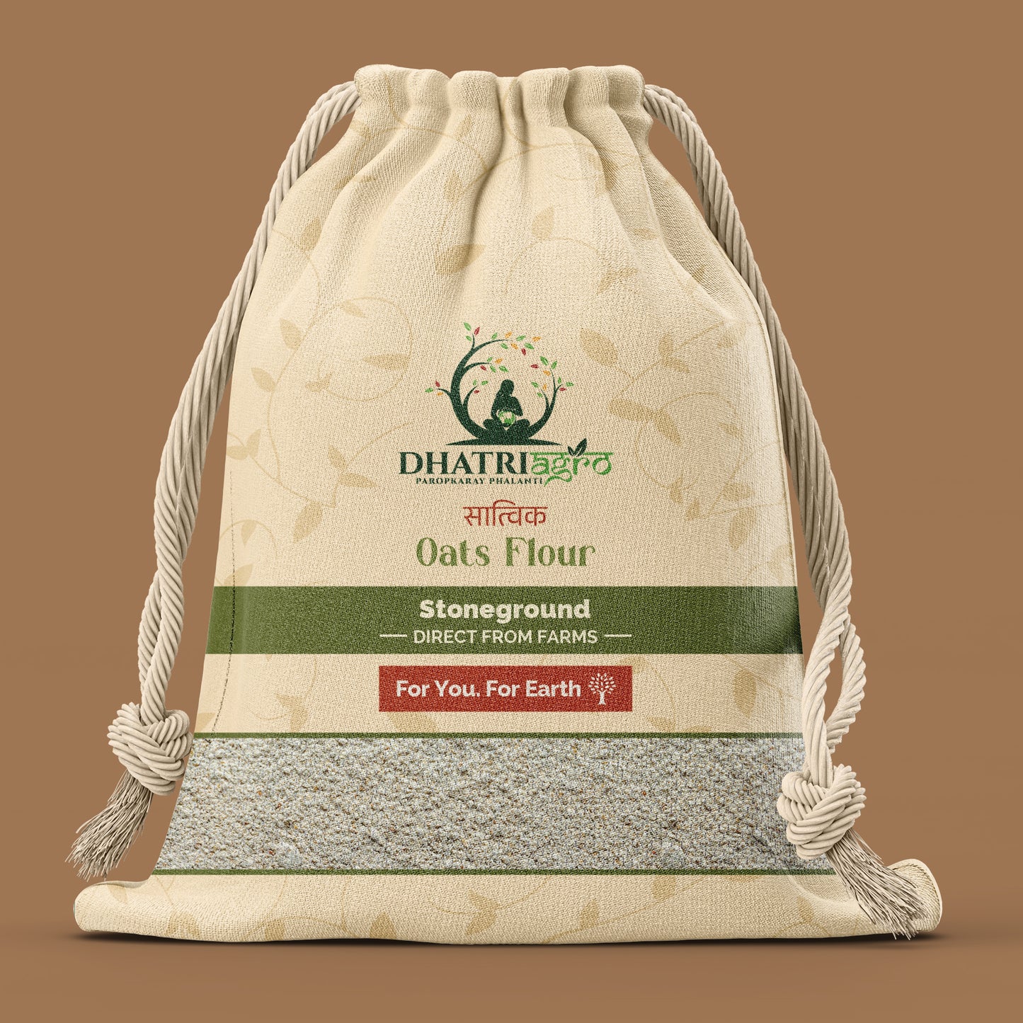Stoneground Oats Flour, 1 Kg | Organic | Farm Fresh | Vegan | Gluten Free | Flavorful | Pesticide Free