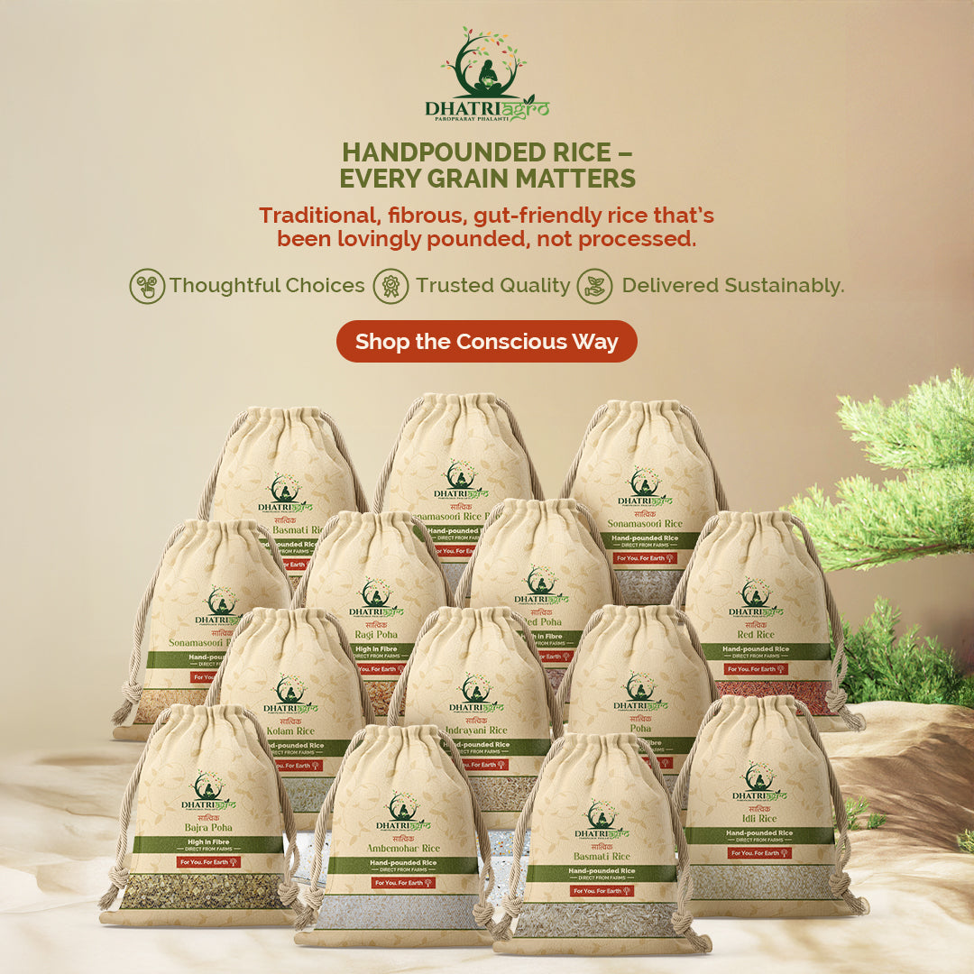 Handpounded White Basmati Rice, 1 Kg | Organic Rice | Farm Fresh | Protein Rich | Gluten Free | Highly Aromatic | Chemical free