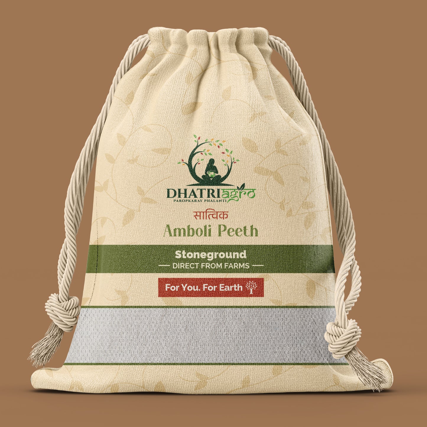 Dhatri Agro Stoneground Amboli Peeth, 1 Kg | Maharashtrian Fermented Multigrain Flour | Soft Pancake Mix | Hand-Roasted | Eco-Friendly | High Fibre | Gut-Friendly