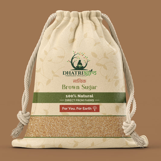 Minimally Processed Brown Sugar, 1 Kg | Organic Lal Shakkar | Farm Fresh | Low GI | High Fiber | Chemical Free | Vegan