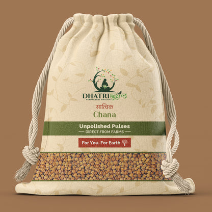 Unpolished Kala Chana, 1 Kg | Organic Black Chickpeas | Farm Fresh | Protein Rich | Vegan | Latur Pulses | Natural