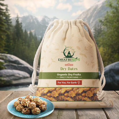 Dry Dates Whole Sun-Dried Kharik | Iron-Rich Natural Dry Fruit | Handpicked for Immunity & Energy | No Additives | Eco-Friendly Packed