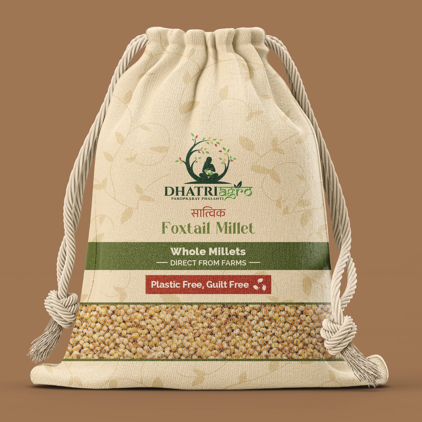 Unpolished Foxtail Millet, 1 Kg | Organic Kangni/Kakum | Farm Fresh | Gluten Free | Vegan | Vitamin B Complex Rich | Natural | Chemical Free