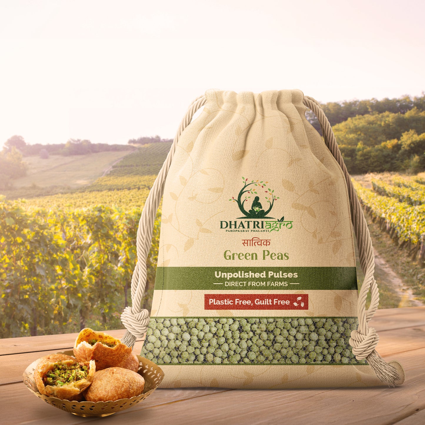 Unpolished Green Peas, 1 Kg | Organic Matar/Vatana | Farm Fresh | Gluten Free | Low GI | Flavourful | Chemical Free