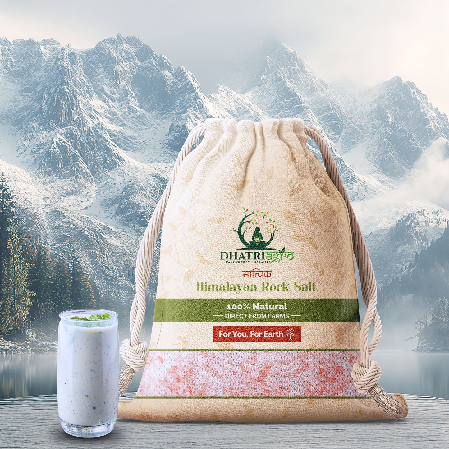 Himalayan Rock Salt (White Powder), 1 Kg | Organic Sendha Namak | Farm Fresh | Gluten Free | Low GI | Natural | Chemical Free