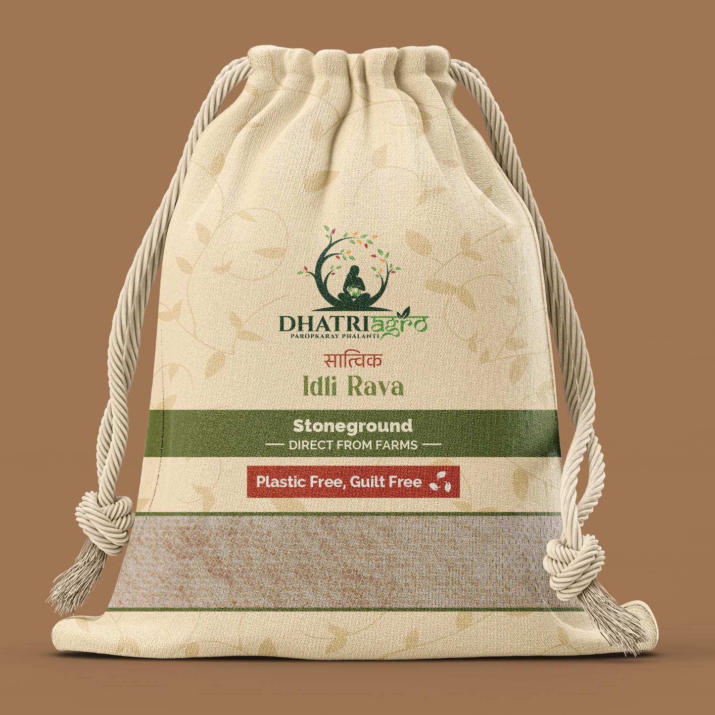 Stoneground Idli Rava, 1 Kg | Organic Rava Idli Mix | Farm Fresh | Gluten Free | Low GI | Flavorful | Chemical Free
