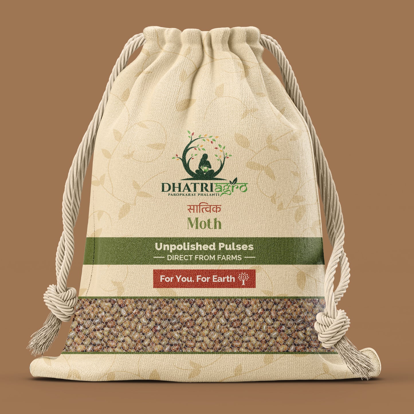 Unpolished Moth, 1 Kg | Organic Mataki | Farm Fresh | Gluten Free | Low GI | Flavourful | Chemical Free