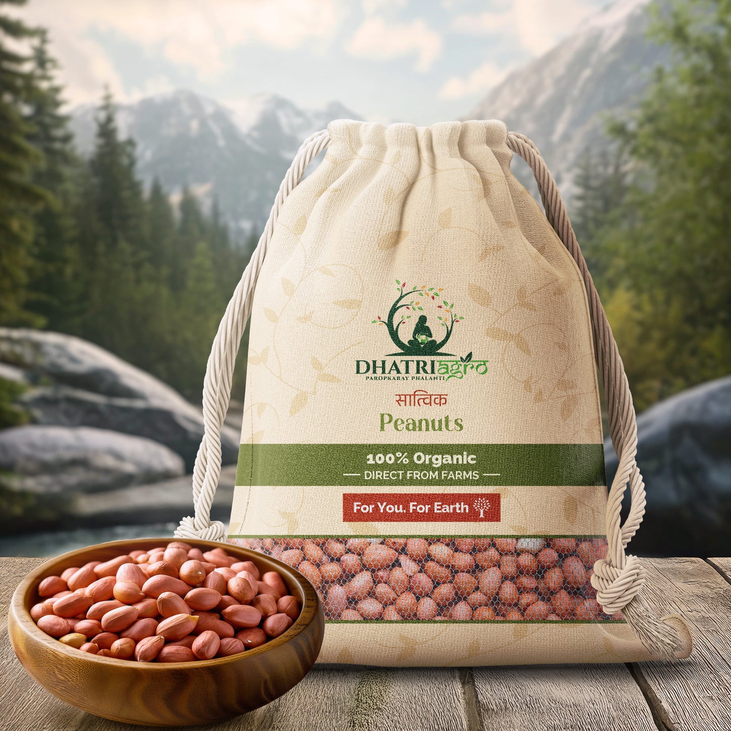 Peanuts, 1 kg | Nutrient-Rich | 100% Natural | Protein Rich | Healthy Fats | 100% Vegan | Farm-Sourced | Supports Heart Health