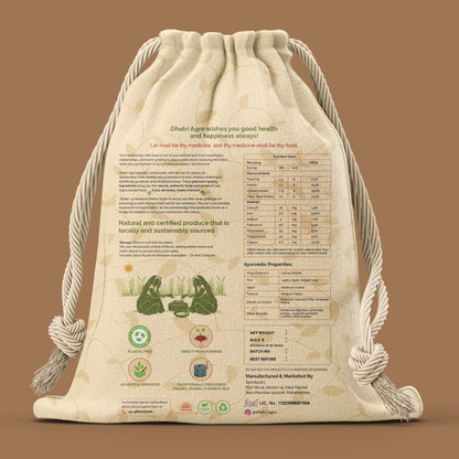 Handpounded White Poha, 1 Kg | Organic Beaten Rice | Farm Fresh | Vegan | Low GI | HIghly Aromatic | Natural