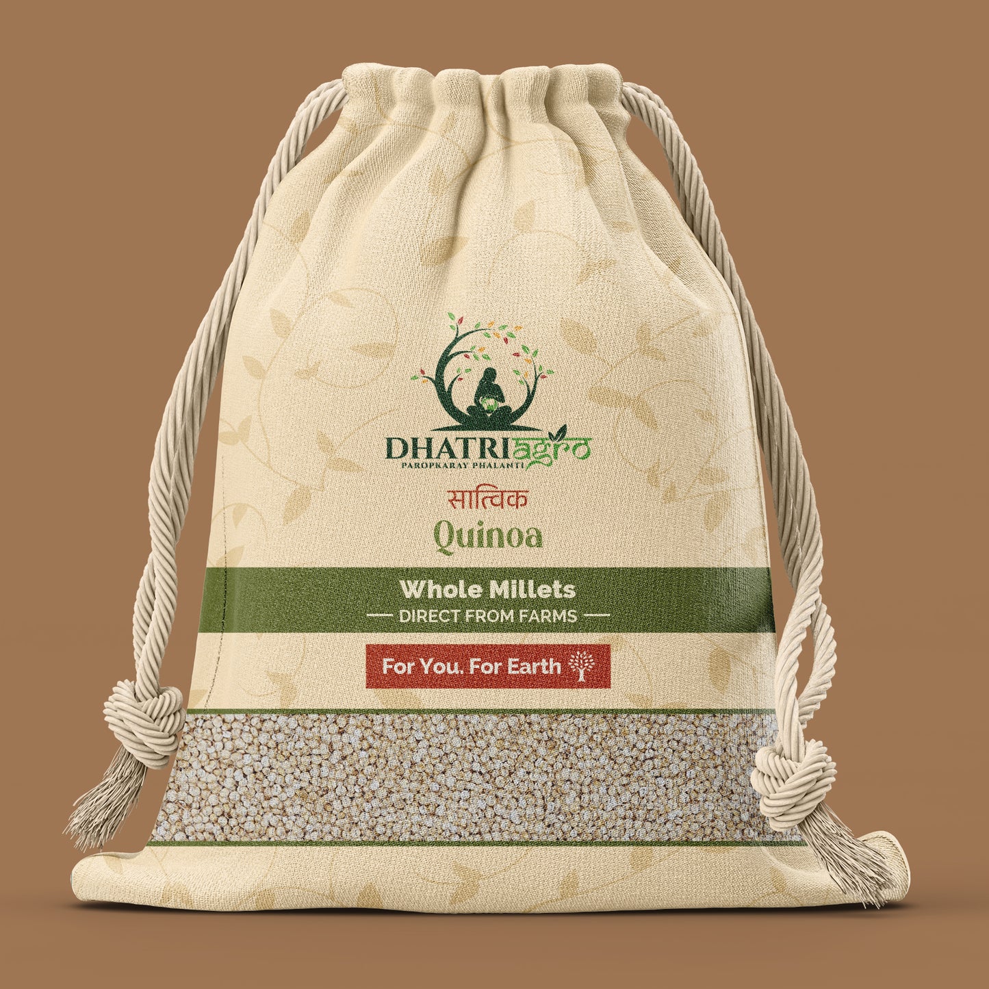 Unpolished Quinoa (White), 1 Kg | Organic Bathua | Farm Fresh | Fiber Rich | Low GI | Natural | Pesticide Free