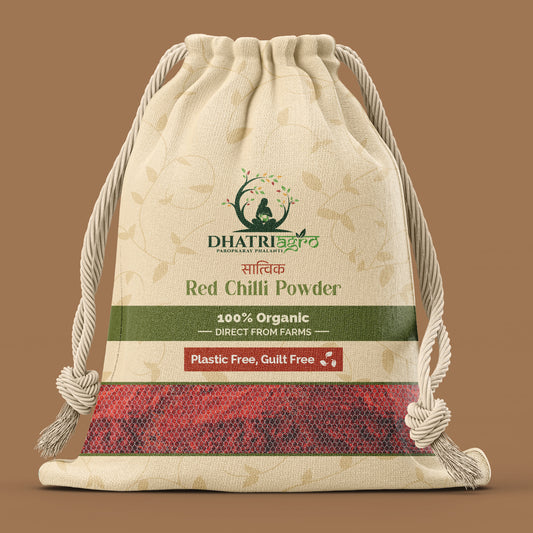 Handpounded Red Chilli Powder, 1 Kg | Organic Lal Mirch Powder | Farm Fresh | Gluten Free | Low GI | Fragrant | Chemical Free