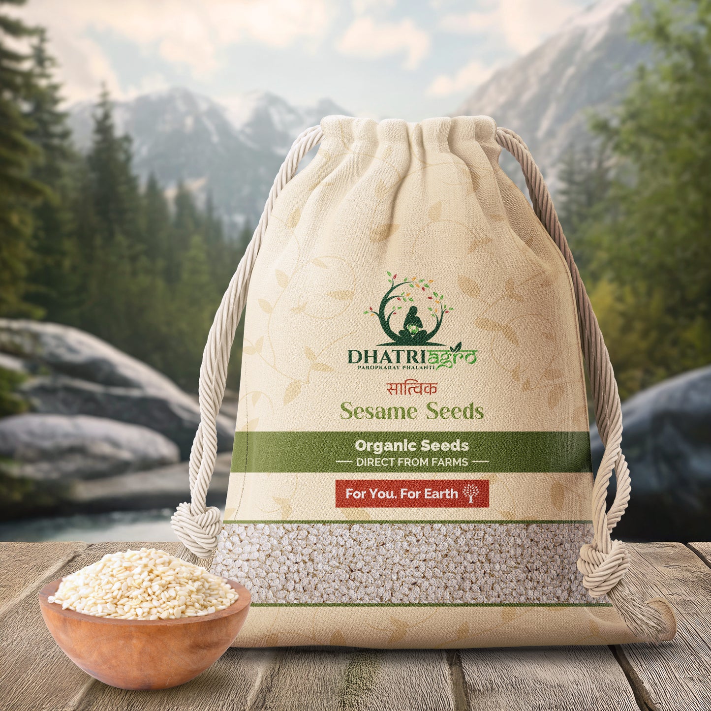Organic Til, 1 Kg | White Sesame | Farm Fresh | Gluten Free | Omega 3 Rich | Natural | Chemical Free