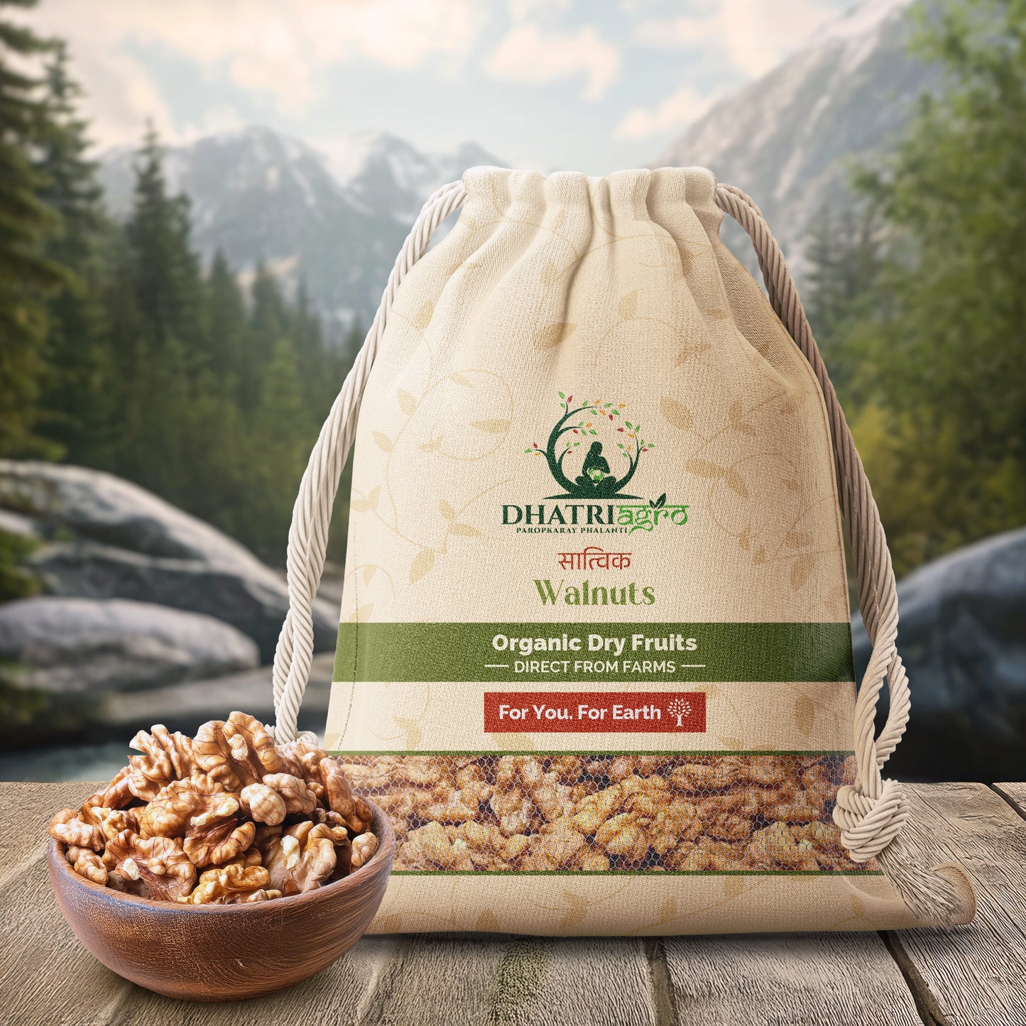 Walnuts 500g – Whole Premium Akhrot Unshelled | Omega-3 & Antioxidant-Rich Brain Food | Plant-Based Superfood | No Additives | Dry Fruits for Heart Health