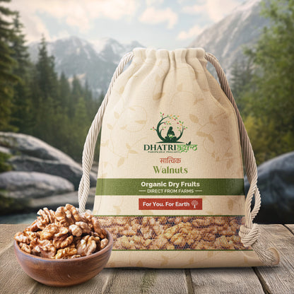 Walnuts 500g – Whole Premium Akhrot Unshelled | Omega-3 & Antioxidant-Rich Brain Food | Plant-Based Superfood | No Additives | Dry Fruits for Heart Health